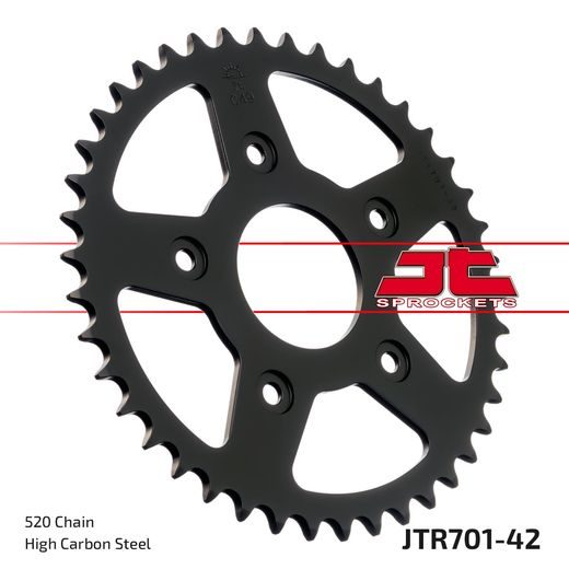 REŤAZOVÁ SADA EK - STRIEBORNÝ REŤAZ 520 DEX, X-KRÚŽOK, KOLIESKO JT, ROZETA JT PRE CAGIVA SUPERCITY 125 1992-1999