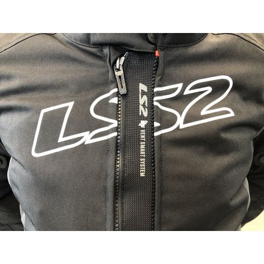 LS2 GATE LADY JACKET BLACK DARK GREY