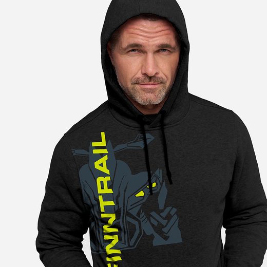 FINNTRAIL HOODY ATV BLACKYELLOW