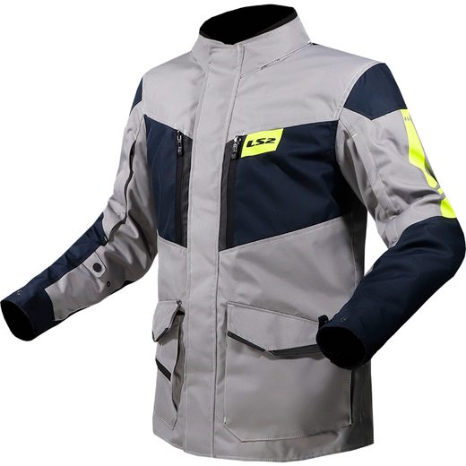 LS2 METROPOLIS EVO MAN JACKET TITANIUM YELLOW
