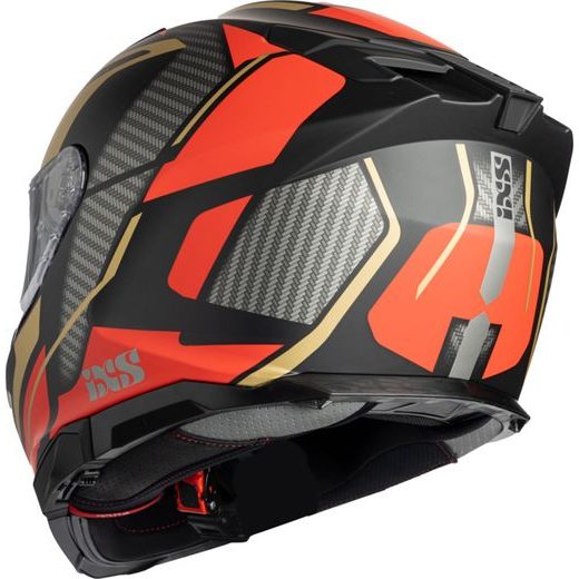 INTEGRÁLNA PRILBA IXS IXS 912 SV 2.0 BLADE X14094 BLACK MATT-RED-GOLD 2XL