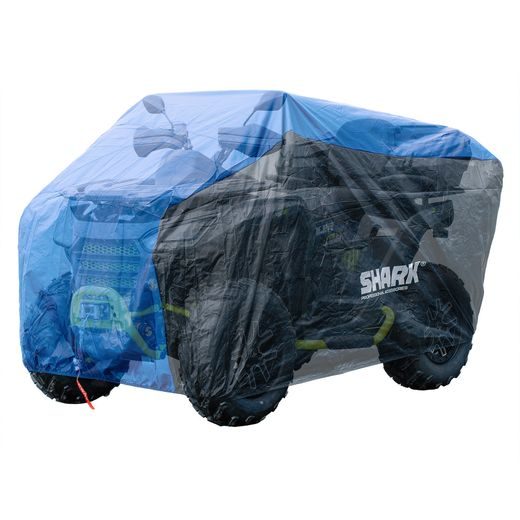 ATV COVER XXXL SIZE BLACK/BLUE