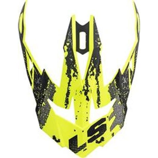 LS2 MX470 PEAK CLAW MAT HI VIS YELLOW