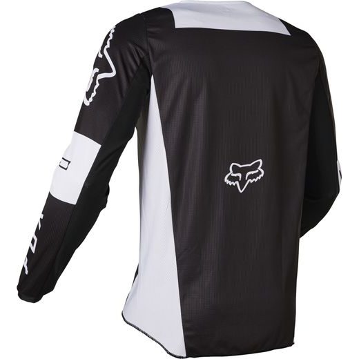 FOX 180 LUX JERSEY - BLACK/WHITE MX22