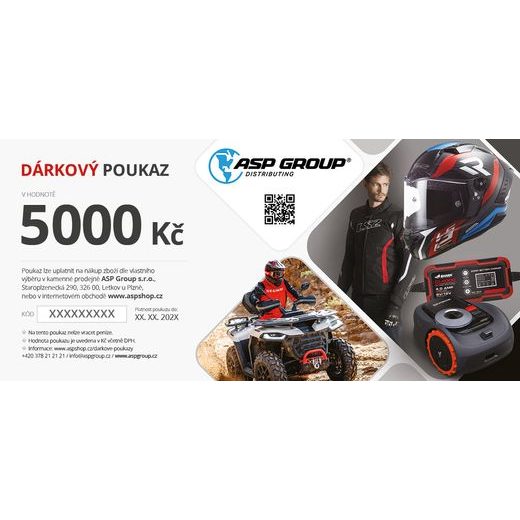 DÁRKOVÝ POUKAZ 5000,- KČ