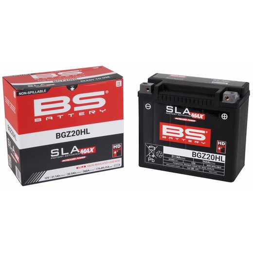 V TOVÁRNI AKTIVOVANÝ AKUMULÁTOR BS-BATTERY BGZ20HL SLA MAX AKTIVOVANÁ BATÉRIA