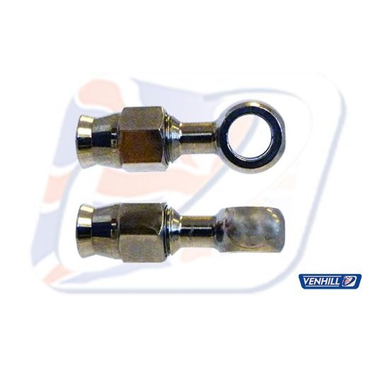 BANJO VENHILL POWERHOSEPLUS 3/10091C 8MM ROVNÝ CHRÓM