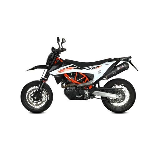 KONCOVKA VÝFUKU MIVV OVAL KT.023.LVC ČIERNY / KARBÓNOVÝ KRYT