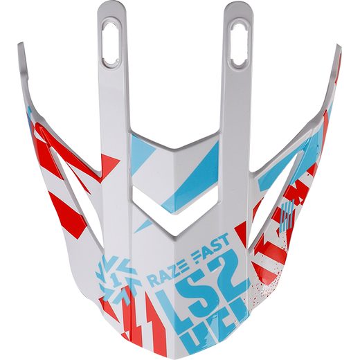 LS2 MX437 EVO PEAK FUNKY RED WHITE