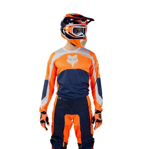 FOX 180 NITRO JERSEY - EXTD SIZES - FLUO ORANGE MX24