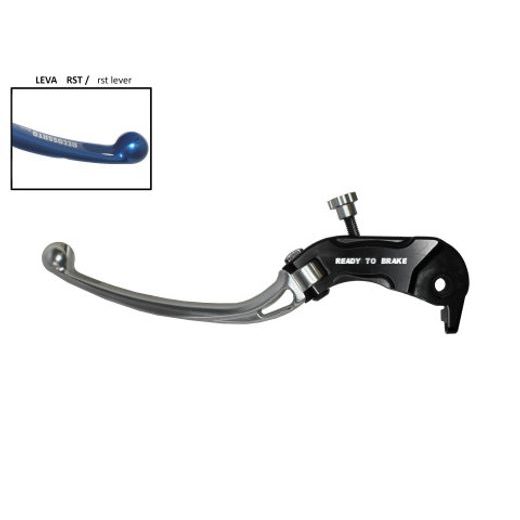 PÁČKA SPOJKY VÝKLOPNÁ ACCOSSATO LV033 IN ALUMINIUM FOR CLUTCH MASTER CYLINDER STRIEBORNÁ