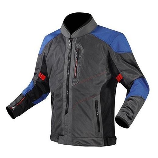 LS2 ALBA MAN JACKET DARK GREY BLACK BLUE