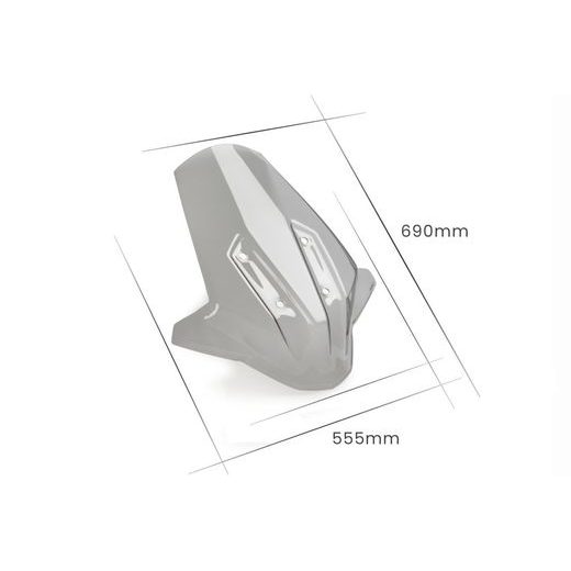 PLEXI NA MOTORKU PUIG V-TECH LINE TOURING 20732W PRIEHĽADNÉ