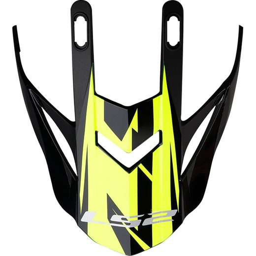 LS2 MX437 EVO PEAK ROAR BLACK H-V YELLOW