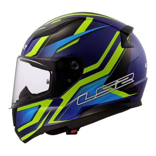 LS2 FF353 RAPID II FLITZ H-VIS YELLOW BLUE-06