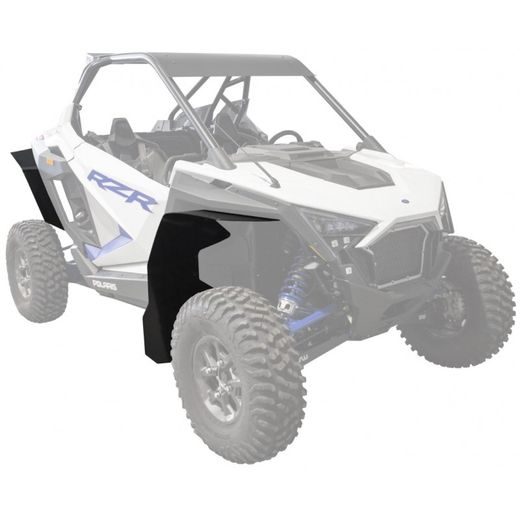 XRW MUD FLAPS KIT BLACK - POLARIS RZR PRO XP