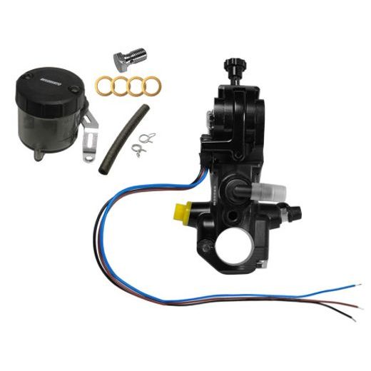 HOMOLOGATED RADIAL BRAKE MASTER CYLINDER ACCOSSATO RB090 WITH FOLDING LEVER AND OIL RESERVOIR KIT INCLUDED PRS 19X17-18-19 ABE 61454