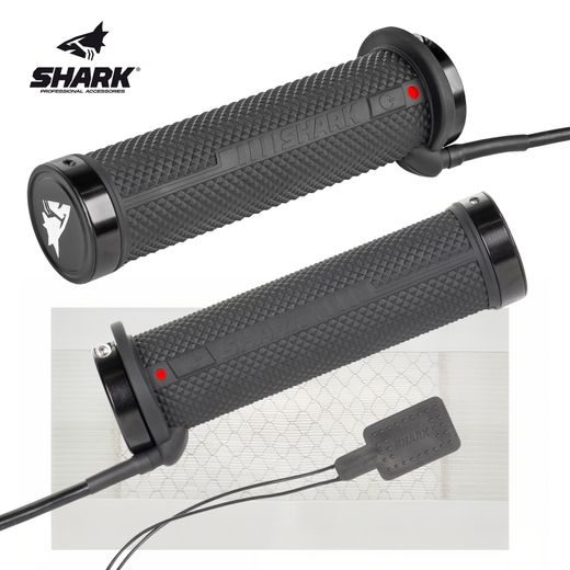 SHARK 4ZONE LOCK-ON HEATED GRIPS + THUMB AND SEAT WARMER