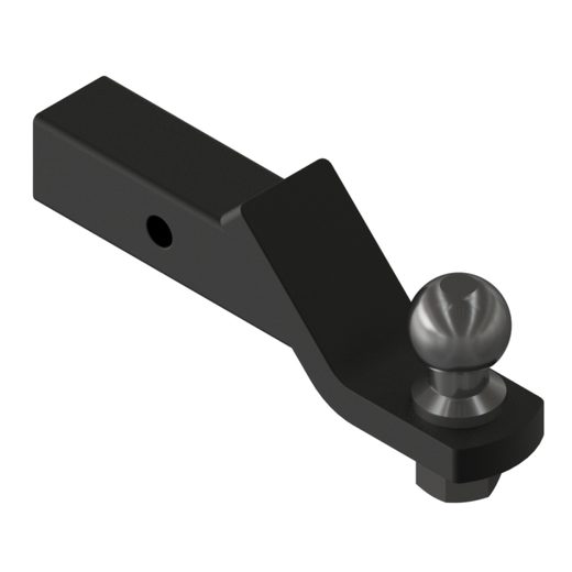 XRW TRAILER HITCH BALL MOUNT STL BLACK