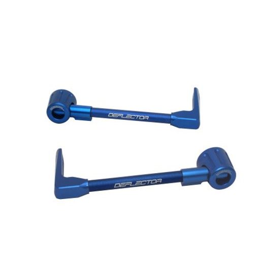 LEVER GUARD ACCOSSATO WITH BLUE HOSE AND JOINT RIGHT + LEFT, ALUMINIUM