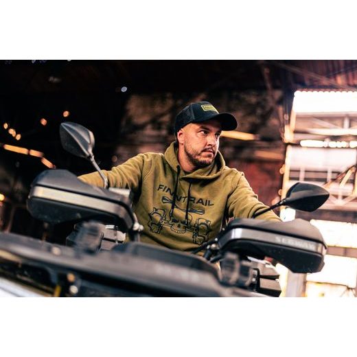 FINNTRAIL HOODY ATV SKULL KHAKI