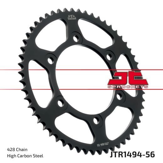 REŤAZOVÁ SADA D.I.D CHAIN - STRIEBORNÝ REŤAZ 428 VX, X-KRÚŽOK, KOLIESKO JT, ROZETA JT PRE KAWASAKI NINJA 125 2019-2024