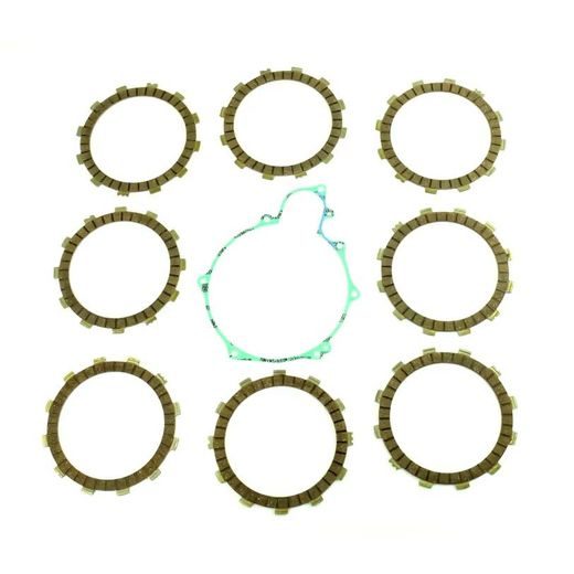 FRICTION PLATES KIT WITH CLUTCH COVER GASKET ATHENA P40230075