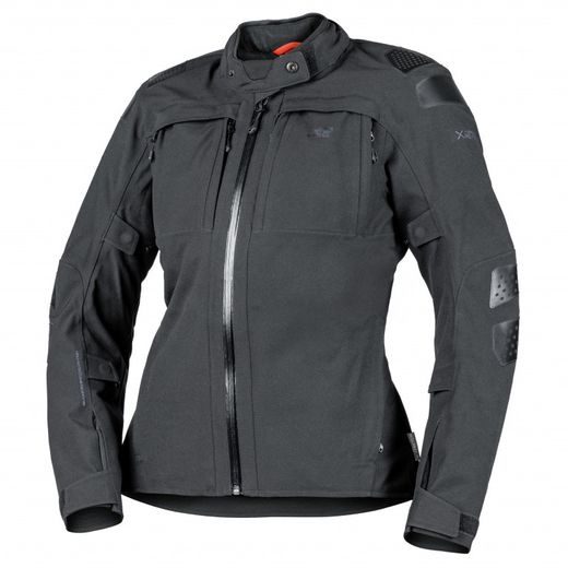 LAMINATED WOMEN'S JACKET IXS TOURSTER-STX 3.0 X2-111607 COAL BLACK L