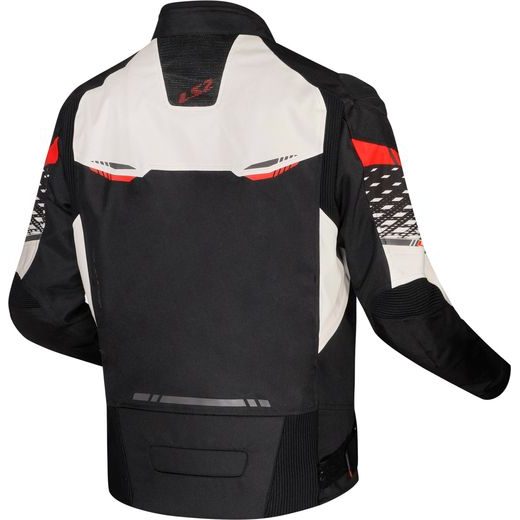 LS2 APEX MAN JACKET BLACK WHITE RED M
