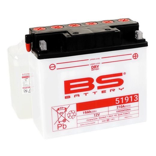 KONVENČNÝ AKUMULÁTOR ( S KYSELINOU) BS-BATTERY BS51913 BALENIE VRÁT.KYSELINY