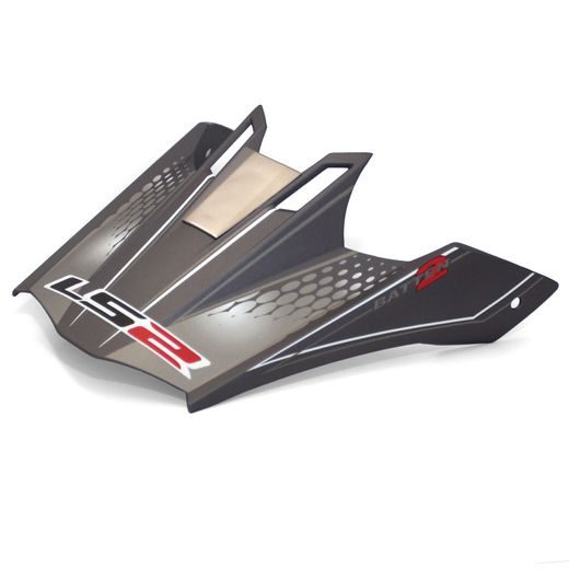 LS2 PEAK MX433 SILVER (BATTEN)