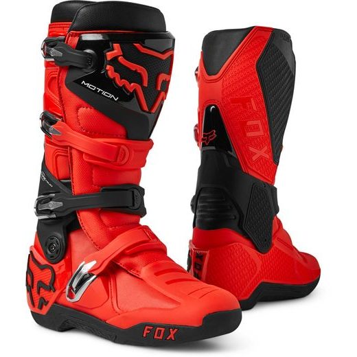 FOX MOTION BOOT, FLUO RED MX23