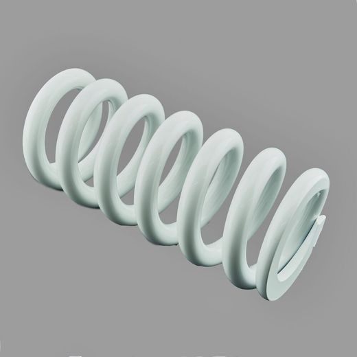 PRUŽINA ZADNÉHO TLMIČA K-TECH 63-265-180 180N BIELA