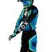 FOX 180 BALLAST JERSEY - BLACK/BLUE MX24
