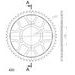 REŤAZOVÁ SADA D.I.D CHAIN - STRIEBORNÝ REŤAZ 420 D, NETESNENÝ, KOLIESKO JT, ROZETA SUPERSPROX PRE RIEJU TANGO 50 2007-2013