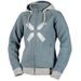 WOMEN'S HOODIE IXS RAPID 1.0 X2-343605 BLUE GREY-COOL GREY DM