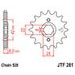 REŤAZOVÁ SADA D.I.D CHAIN - STRIEBORNÝ REŤAZ 520 ZVM-X, X-KRÚŽOK, KOLIESKO JT, ROZETA JT PRE HONDA XR 250 R 1982-1983