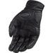 LS2 RUST MAN GLOVES BLACK LEATHER