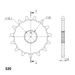 REŤAZOVÁ SADA EK - STRIEBORNÝ REŤAZ 520 SRO, O-KRÚŽOK, KOLIESKO SUPERSPROX, ROZETA SUPERSPROX STEALTH PRE ROYAL ENFIELD HIMALAYAN 450 2024-2025
