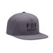 FOX NON STOP TECH SNAPBACK HAT - OS, STEEL GREY