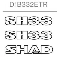 Nálepky SHAD D1B332ETR pre SH33