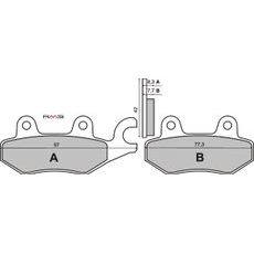 BRZDOVÉ OBLOŽENIE RMS 225101070 ORGANICKÉ