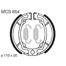 BRZDOVÉ ČEĽUSTE LUCAS MCS 854