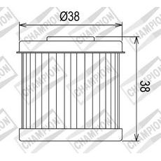 OLEJOVÝ FILTER CHAMPION COF067 100609475