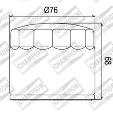 OLEJOVÝ FILTER CHAMPION COF072C 100609725