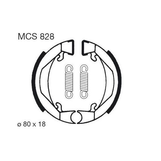 BRZDOVÉ ČEĽUSTE LUCAS MCS 828