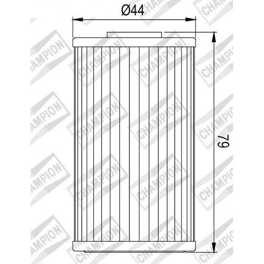 OLEJOVÝ FILTER CHAMPION COF462 100609375