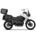 KOMPLETNÁ SADA SEDLOVÝCH BRAŠNÍ SHAD TERRA TR40 ADVENTURE A HLINÍKOVÉHO VRCHNÉHO KUFRA SHAD TERRA BLACK 48L VRÁTANE MONTÁŽNEJ SADY SHAD TRIUMPH TIGER 800