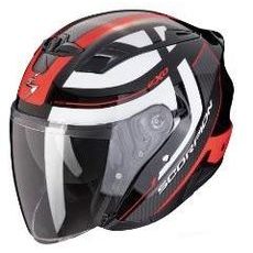 SCORPION PRILBA NA MOTOCYKEL EXO-230 PUL, ČIERNA/ČERVENÁ