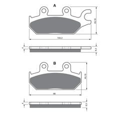 BRZDOVÉ OBLOŽENIE GOLDFREN 345 AD